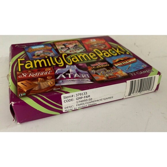 Family Game Pack! Advantage 32 Games for PC 7 Discs Atari Monopoly Casino - Picture 3 of 7